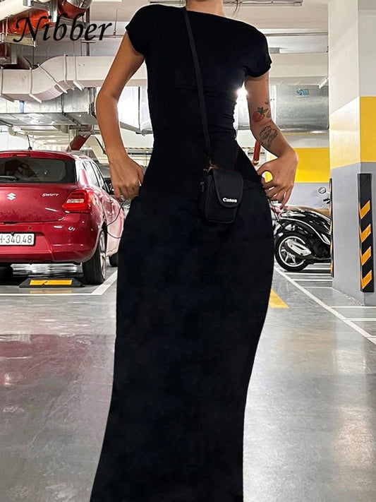 Vestido Maxi Espalda Descubierta