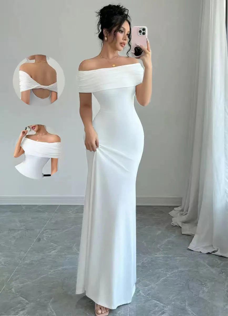 Vestido Bandage Off-Shoulder Cóctel