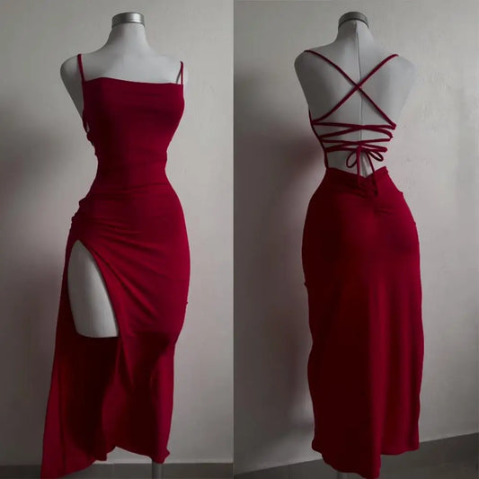 Vestido Maxi Halter Fiesta