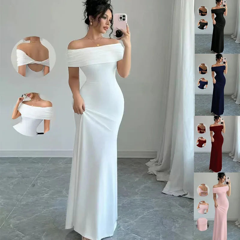 Vestido Bandage Off-Shoulder Cóctel