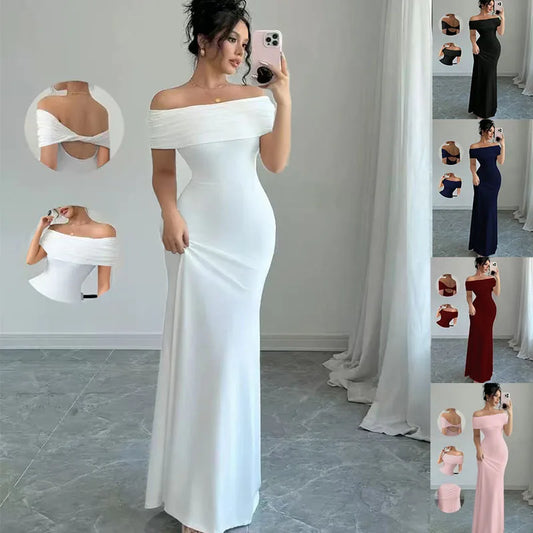 Vestido Bandage Off-Shoulder Cóctel