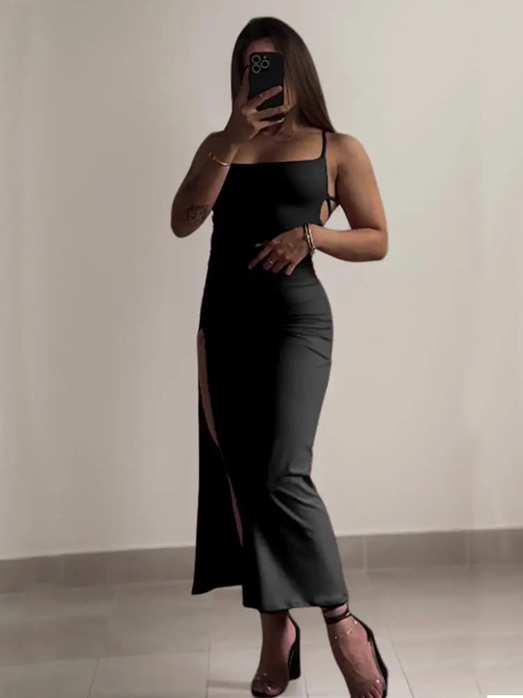Vestido Maxi Halter Fiesta