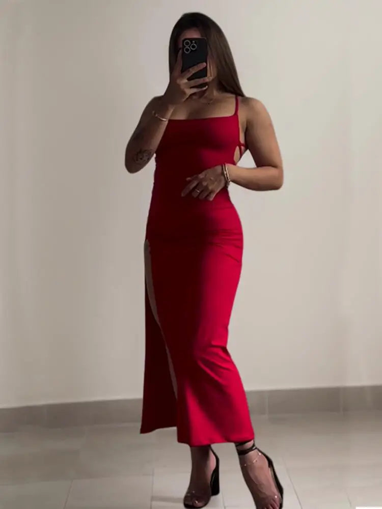 Vestido Maxi Halter Fiesta
